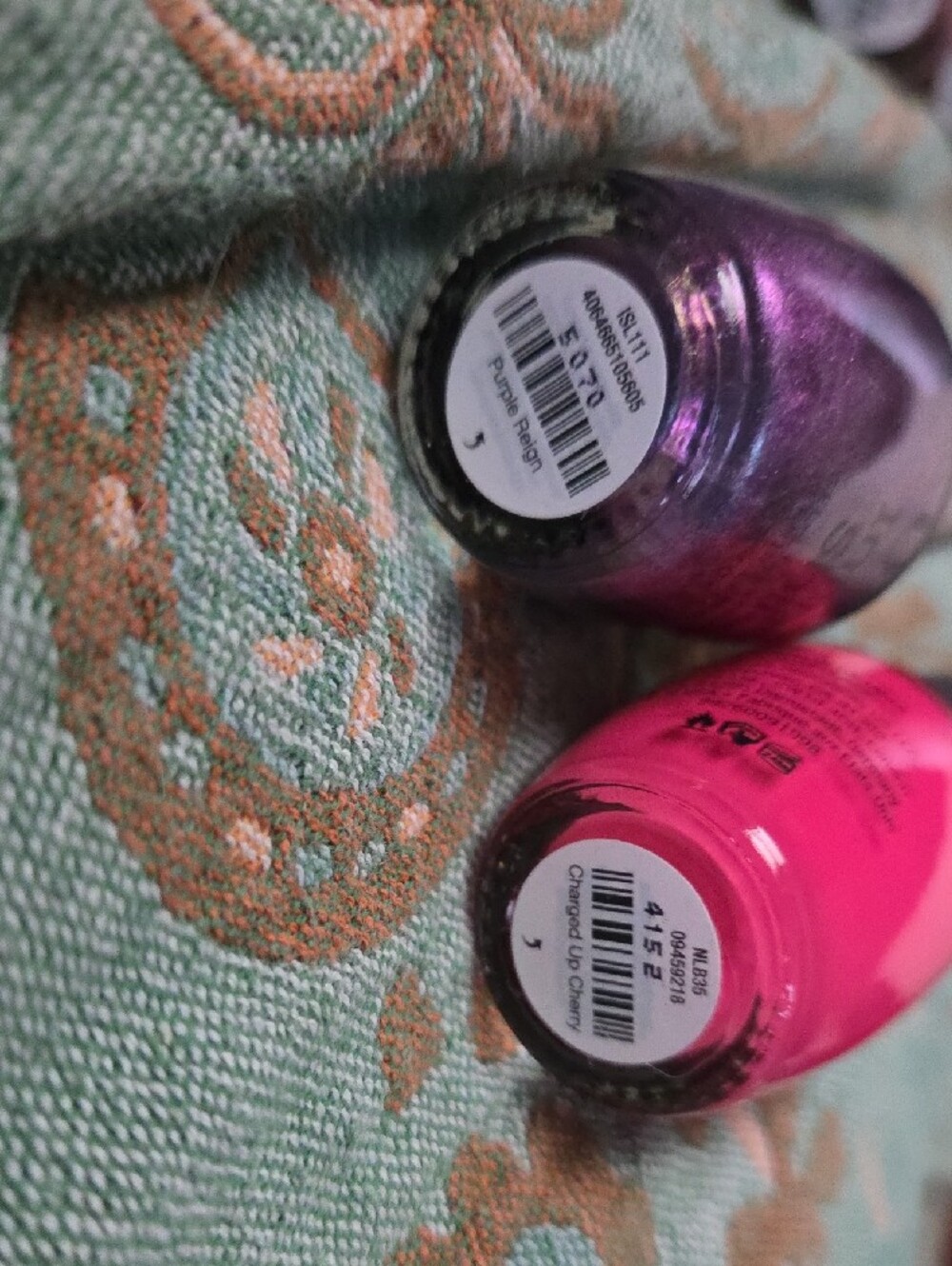 OPI Nail Polish Set - Blue, Mauve, Peach, Purple, Hot Pink, Red, Pale Gray - Picture 5 of 6